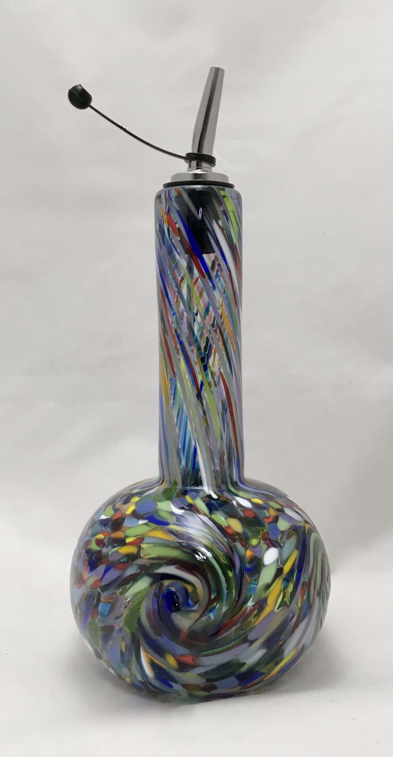 Blown Glass Olive Oil Cruets Robbins Ranch Art Glass